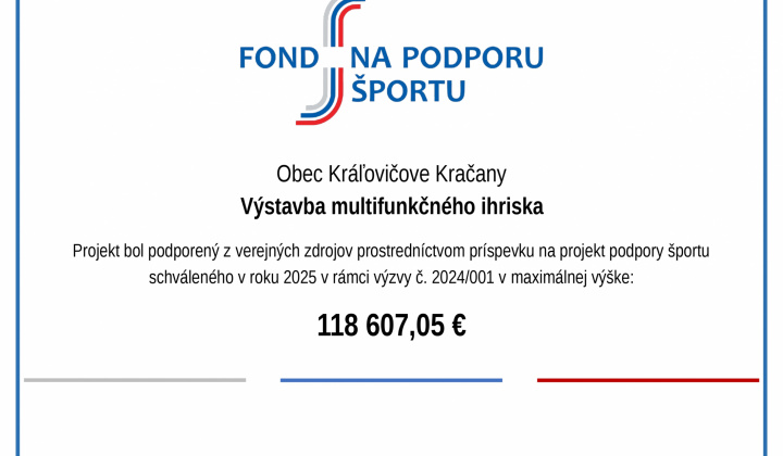 Aktuality / Fond na podporu športu - foto