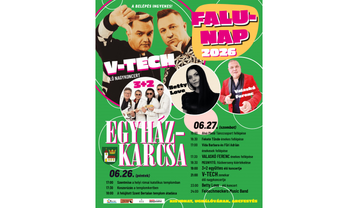 Fotka pre článok Falunap Egyházkarcsa