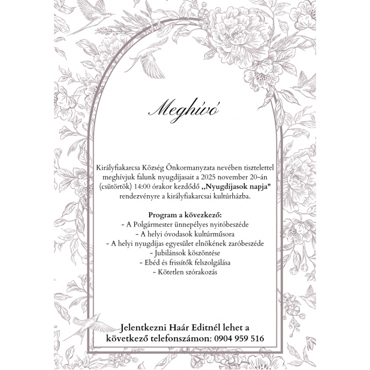 Menšia fotka pre článok Meghívó 